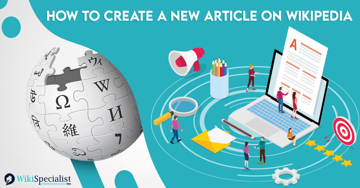 how to create a new article on wikipedia